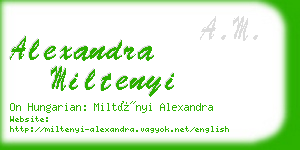 alexandra miltenyi business card